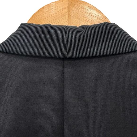 Stella McCartney Wool Shawl Blazer Jacket Black Tailored Size IT 40 / US 4 - Picture 8 of 13
